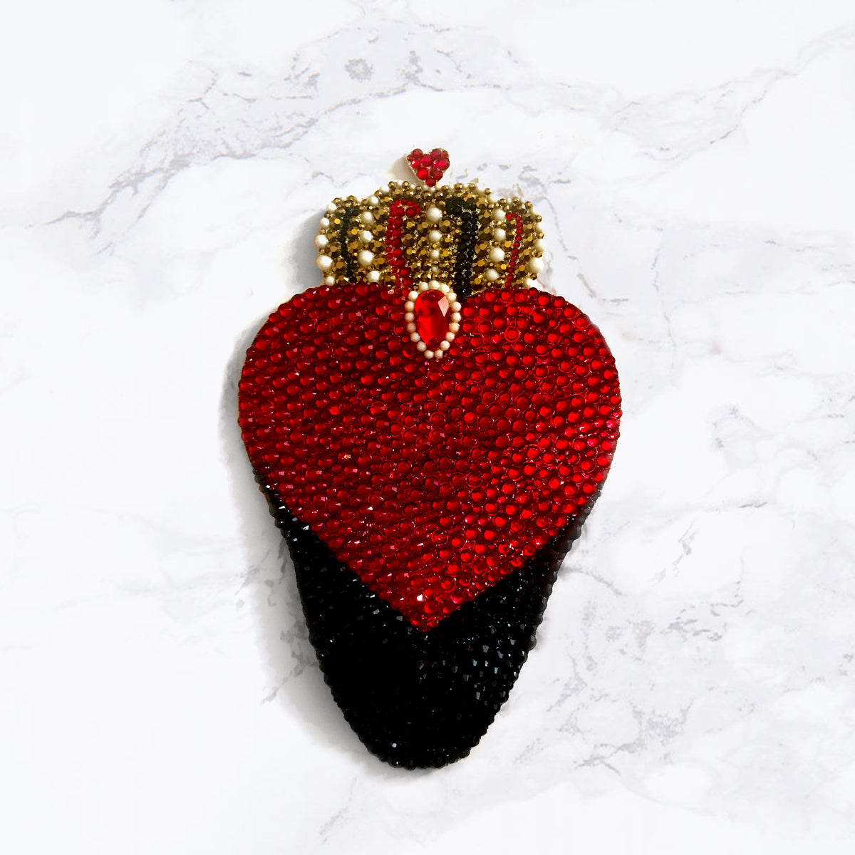 Queen of Hearts Nipple Covers + Merkin Set, handmade by The Playful Pear — view 2