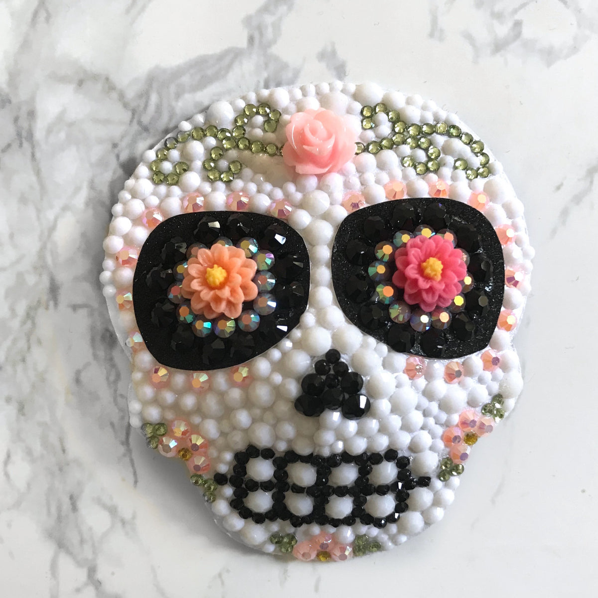 Sugar Skull Nipple Pasties, handmade by The Playful Pear