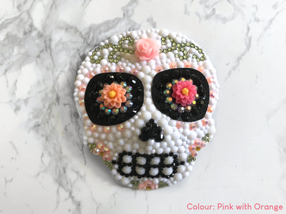 Sugar Skull Nipple Pasties, handmade by The Playful Pear — view 2