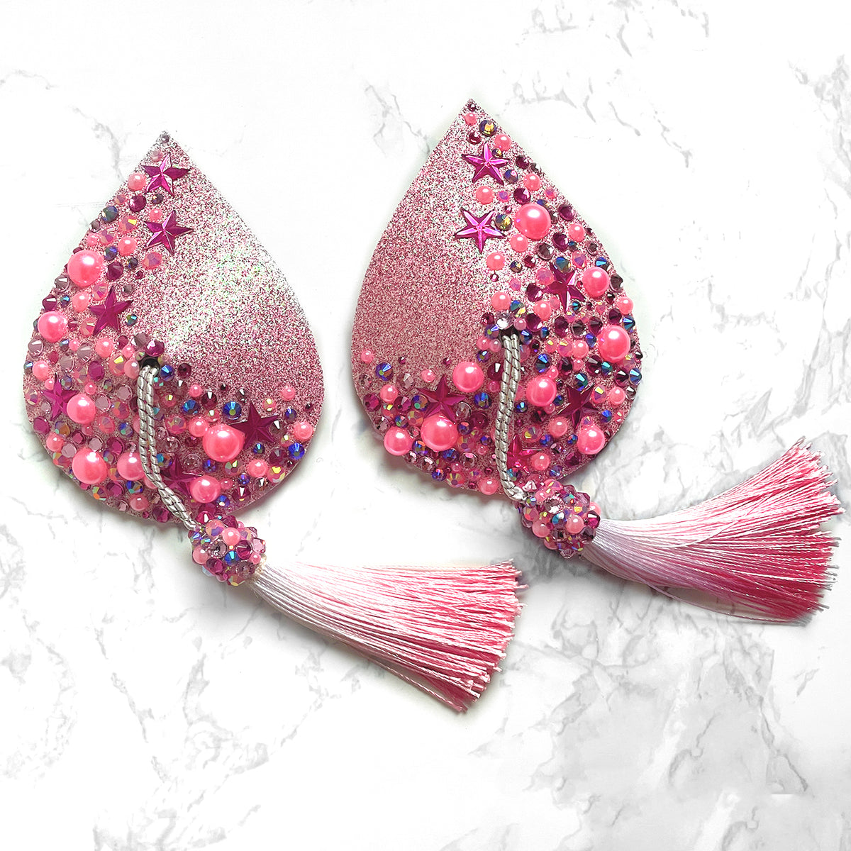The Venus Collection Nipple Pasties or Tassels, handmade by The Playful Pear — view 2