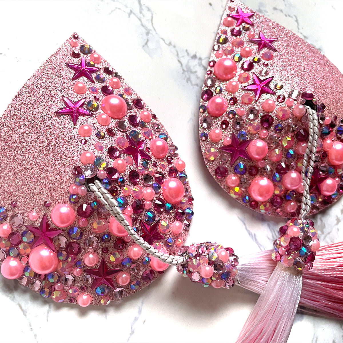 The Venus Collection Nipple Pasties or Tassels, handmade by The Playful Pear — view 3