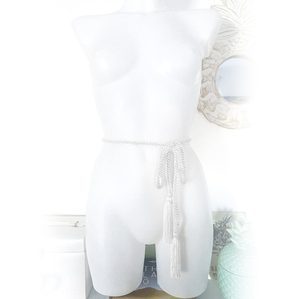 Greek Goddess Tassel Belt, handmade by The Playful Pear — view 3