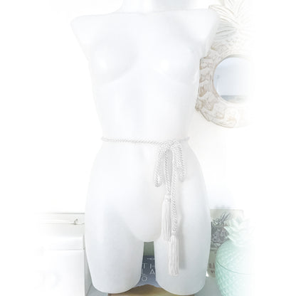 Greek Goddess Tassel Belt, handmade by The Playful Pear — view 3