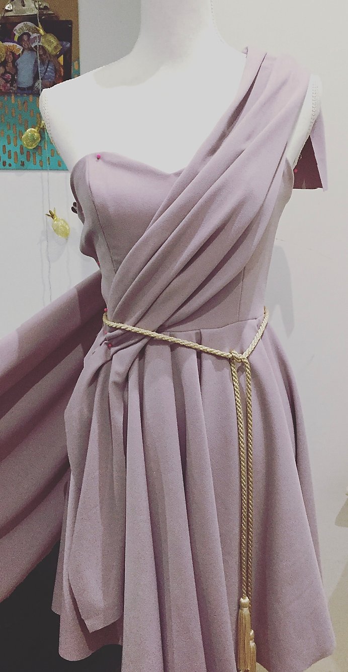 Greek Goddess Tassel Belt