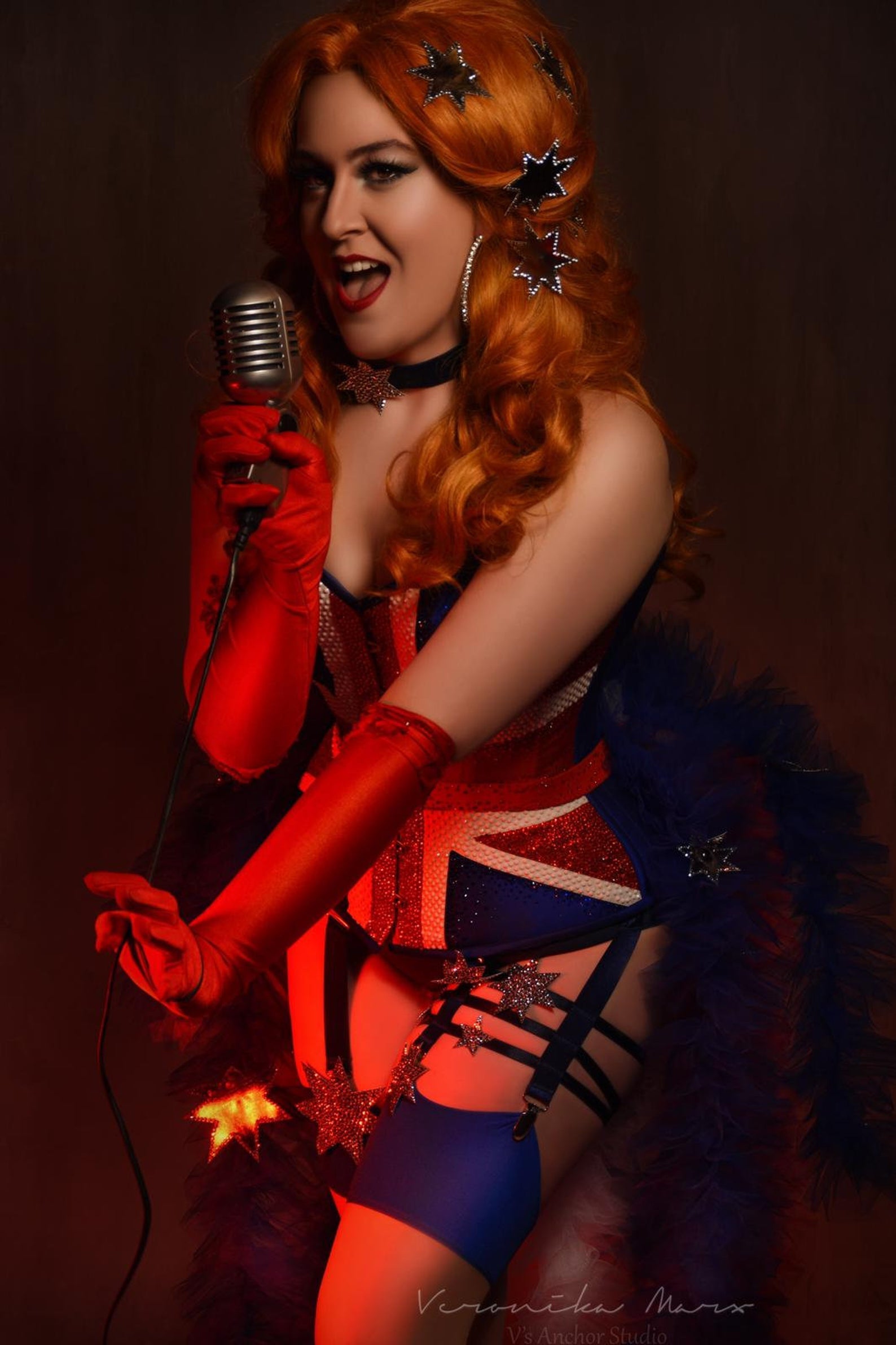 Vivacious Vegan Feather Bustle