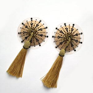 Two Tone Illusion Nipple Tassels