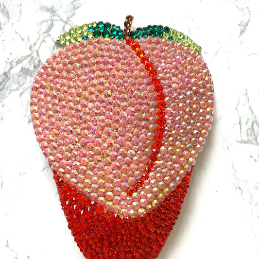Peach Merkin, handmade by The Playful Pear