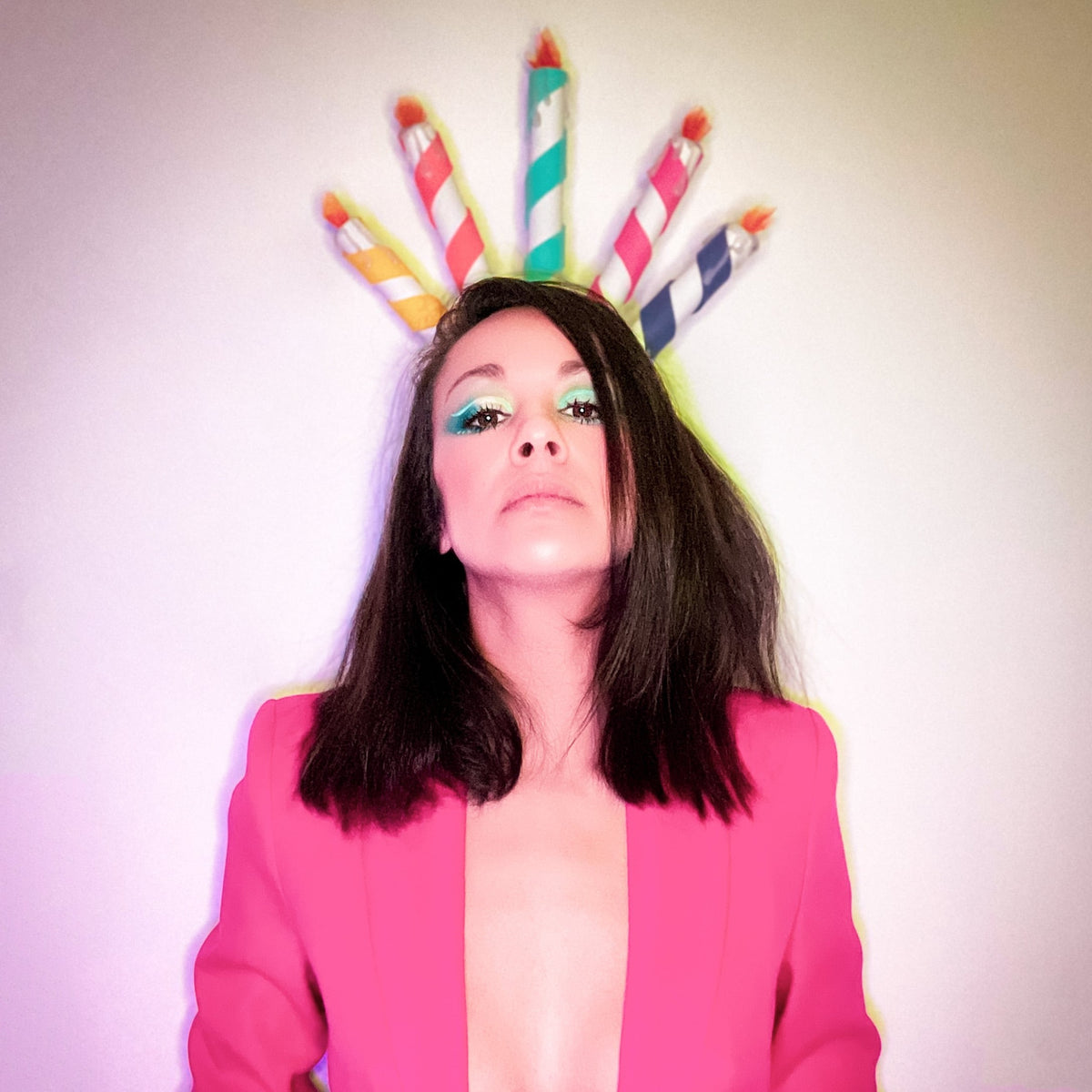 Birthday Cake Candle Headpiece, handmade by The Playful Pear